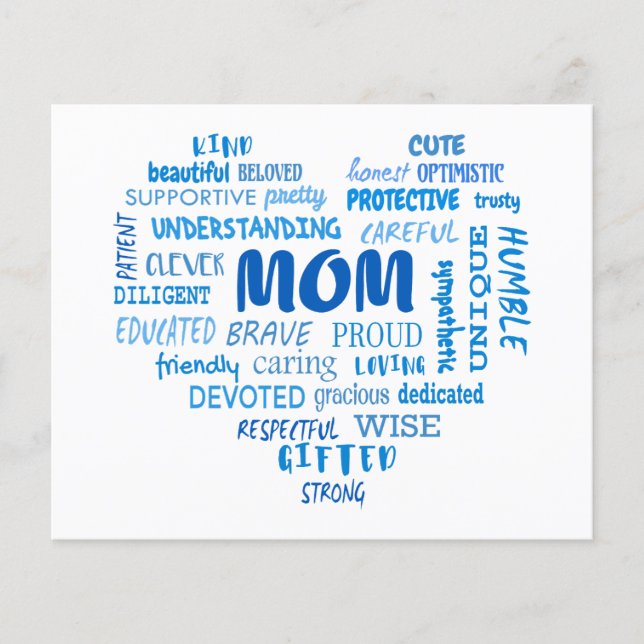 Best Mother Qualitäten und Mama Eigenschaften Invi Flyer (Vorne)