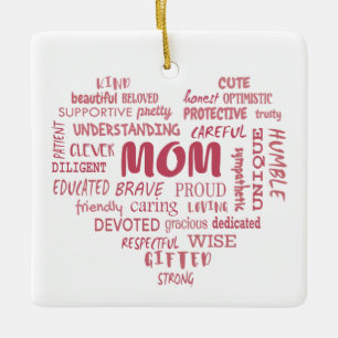 Best Mother Qualitäten und Mama Eigenschaften Invi Keramikornament
