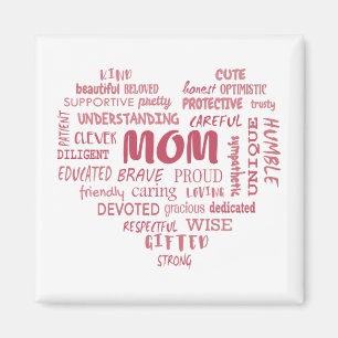 Best Mother Qualitäten und Mama Eigenschaften Invi Magnet
