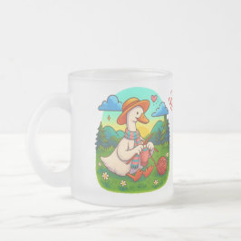 Best Mum Cute Knitting Goose Coffee Mug Mattglastasse