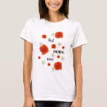 Best mum T-Shirt<br><div class="desc">Where would we be without our mothers? This design of delicate poppies and daisies is suitable for many occasions! For Mother's Day,  birthday,  thank you gifts,  and more! Designed by Marions Artwork.</div>
