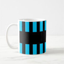 Best NAGHBOR Ever BLAU Stripes Individuelle Name V Kaffeetasse