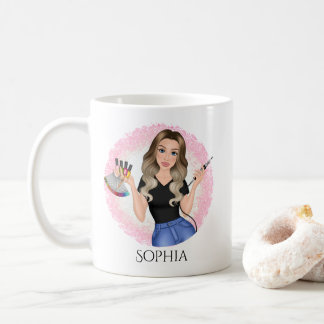 Best Nail Tech je Kaffeemaschine Tasse, ombre lang Kaffeetasse