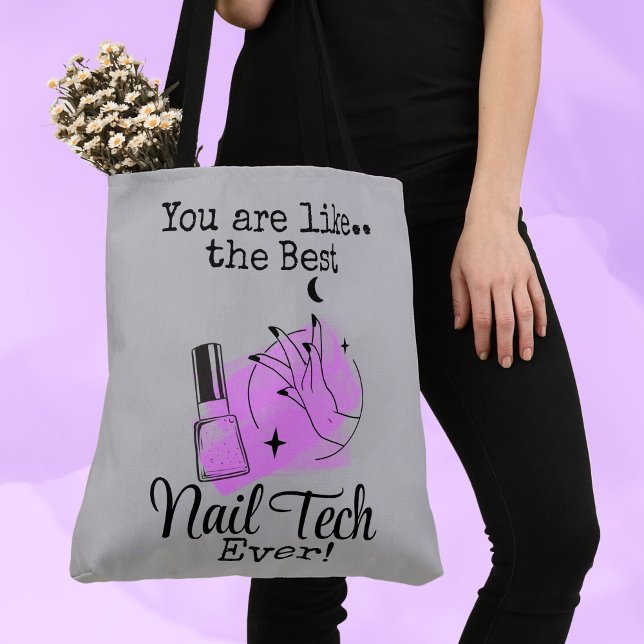 Best Nail Tech Manicurist Crossbody Tote Bag Tasche (Von Creator hochgeladen)