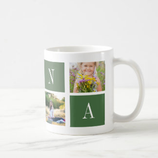 Best Nana Ever! Custom 4-Photo Collage Mug Kaffeetasse