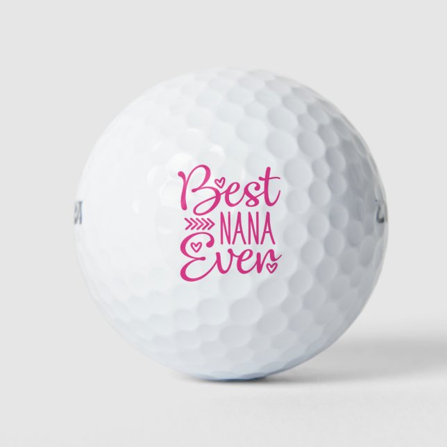 Best Nana Ever Golfball (Vorderseite)