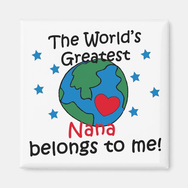 Best Nana gehört mir Magnet (Vorne)