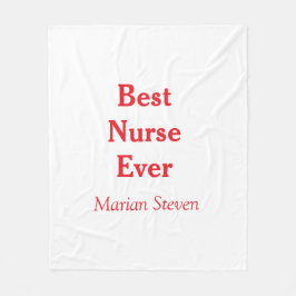 Best nurse ever medical professional paramedical d fleecedecke
