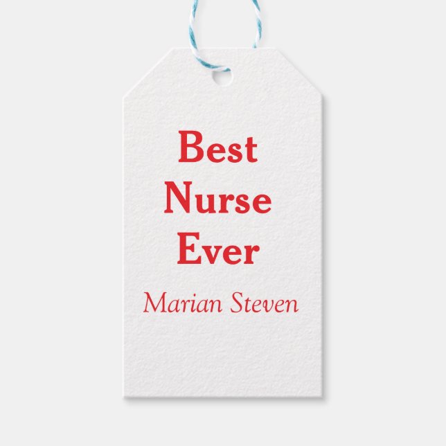 Best nurse ever medical professional paramedical d geschenkanhänger (Vorderseite)