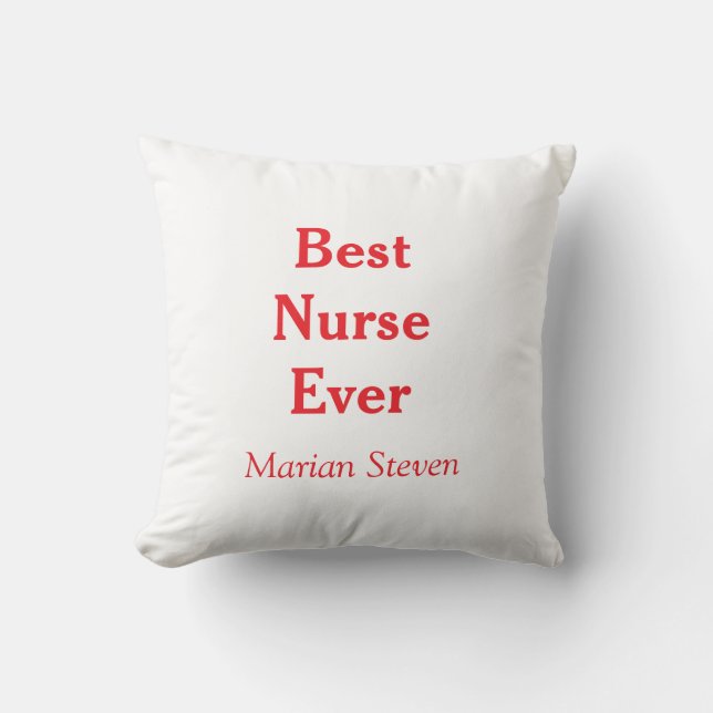 Best nurse ever medical professional paramedical d kissen (Vorderseite)