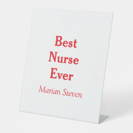 Best nurse ever medical professional paramedical d sockelschild