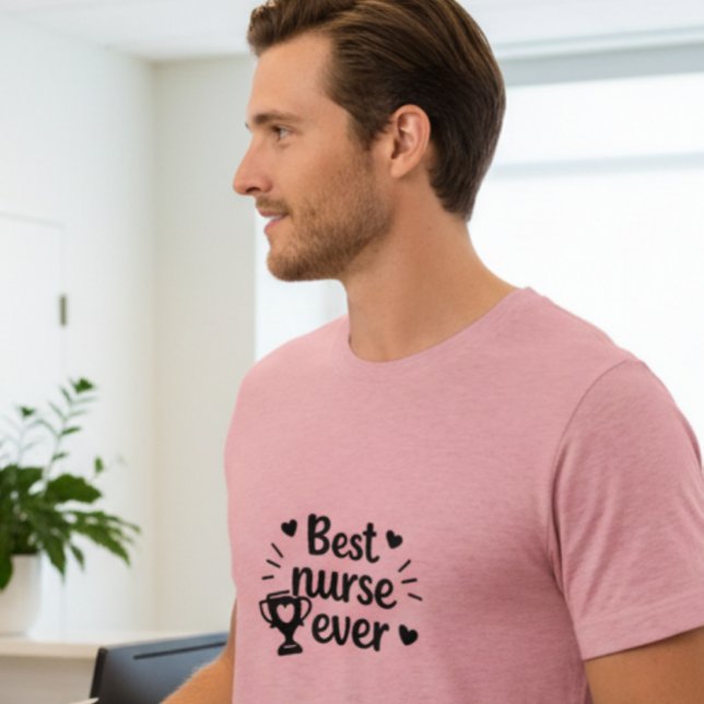 Best Nurse Ever Men’s T-Shirt Tri-Blend Shirt (Von Creator hochgeladen)