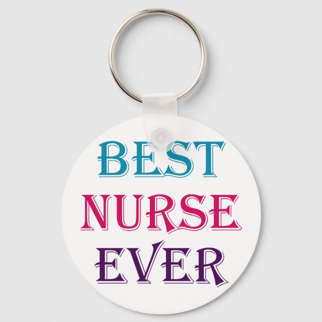 Best Nurse Ever Schlüsselanhänger (Vorderseite)
