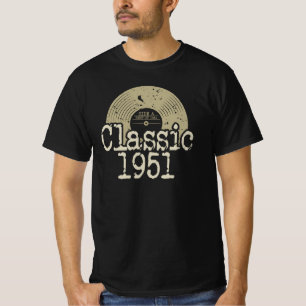 Best of 1951 Classic Vinyl, Geboren 1951 Geburtsta T-Shirt