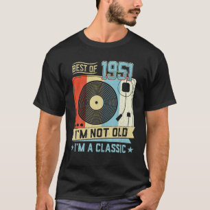 Best of 1951 Retro-Kassettenband Ich bin nicht alt T-Shirt