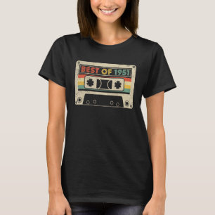 Best of 1951 Vintag 72-jährige Männer Frauen 72. T-Shirt