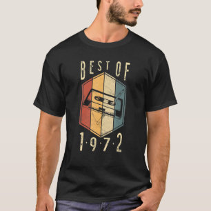 Best of 1972 50-jähriges Kassettenband 50. Geburts T-Shirt