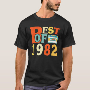 Best of 1982 39. Geburtstagskassettenband Vintag T-Shirt