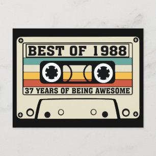 Best of 1988 37 Jahre als phantastisch Feiertagspostkarte