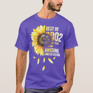 Best of 2002 Sonnenblumenjahr Geburtstag T-Shirt