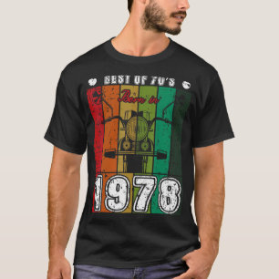 Best of 70's Geboren im Jahre 1978 Classic Motorra T-Shirt
