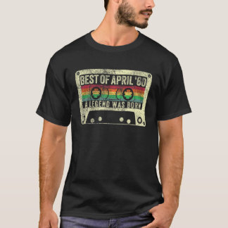 Best of April 1960 60. Geburtstagsgeschenk 60 Jahr T-Shirt