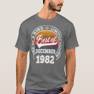 Best of December 1982 40 th Birthday Geschenk für T-Shirt