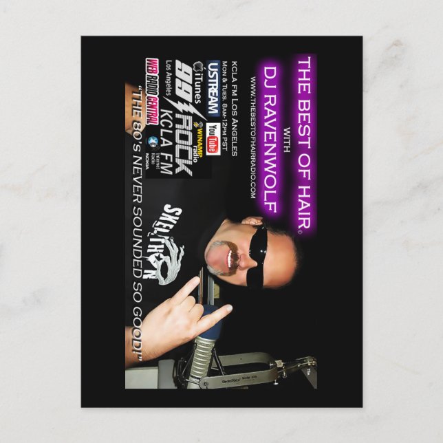 Best of Hair Werbeplakate Postkarte (Vorderseite)