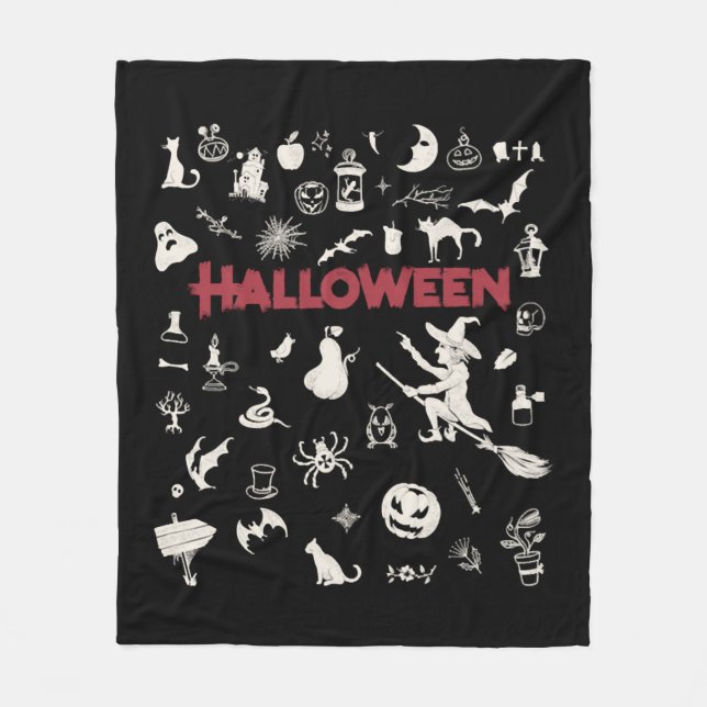 Best of Halloween Fleecedecke (Vorderseite)
