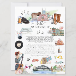 Best of Nashville | Begrüßungsbrief Einladung
