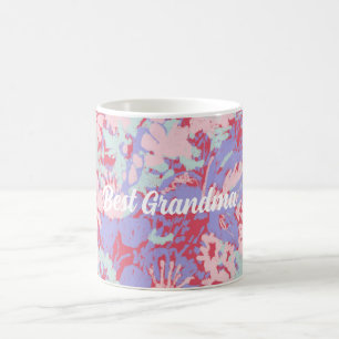 Best Oma Summer Garden Red and Violet Coffee M Kaffeetasse