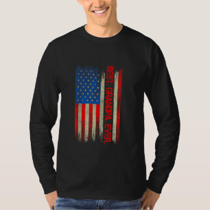 Best Opa je America Flag Men Pater S D T-Shirt