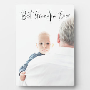 Best Opa je Custom Foto Script Modern Fotoplatte