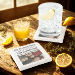 Best Opa je Custom Newspaper Foto Steinuntersetzer<br><div class="desc">Mit diesem Untersetzer aus Stein, der wie die Titelseite seiner eigenen Zeitung aussieht, bringt Grandpa ein Lächeln ins Gesicht! Mit seinem Namen, einer spielerischen "Besten Opa-Ever"-Überschrift und einem beliebten Foto ist es ein einzigartiges und persönliches Geschenk, das er Liebe geben wird. Es ist aus robustem Marmor mit Korkunterlage und eignet...</div>