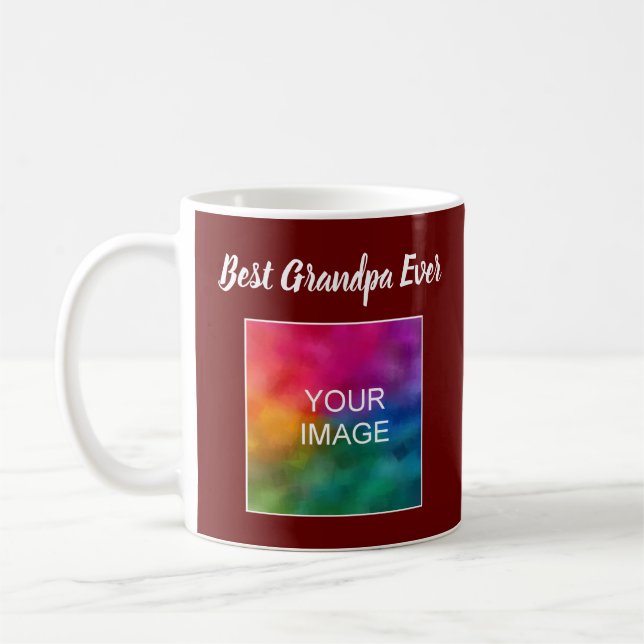 Best Opa je Custom Typografy Script Niedlich Kaffeetasse (Links)