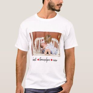 Best Opa je Foto kundenspezifisch T-Shirt