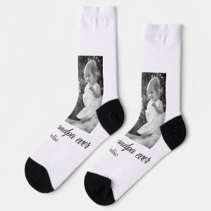 Best Opa jemals Großeltern Foto Geschenke Klassike Socken