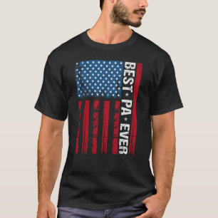 Best Pa je US Flag Grandpa Vathers Day Geschenk T-Shirt