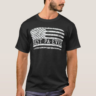 Best Pa je US Flag Grandpa Vathers Day Geschenk T-Shirt