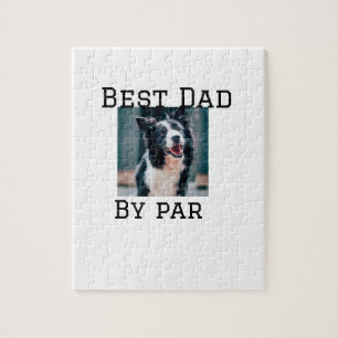 Best Papa by Par Hund Haustier Foto modern einfach