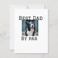 Best Papa by Par Hund Haustier Foto modern einfach