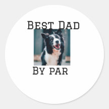 Best Papa by Par Hund Haustier Foto modern einfach