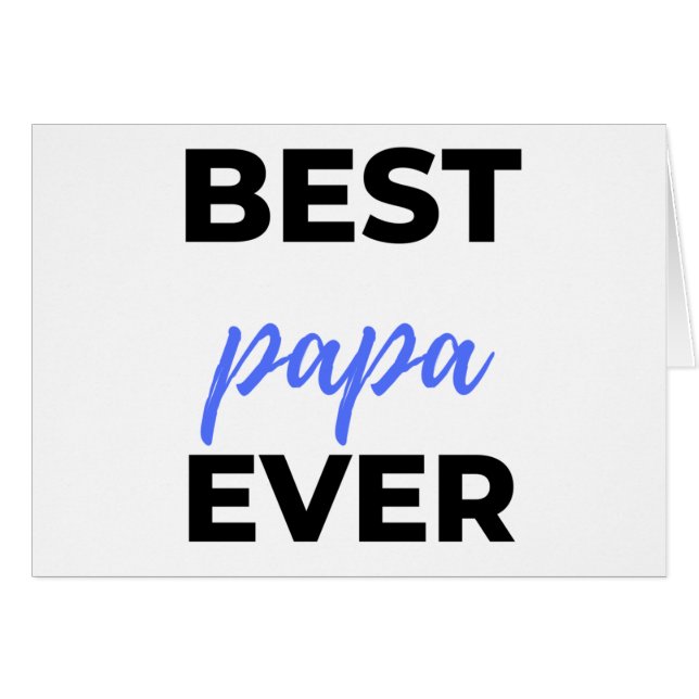Best Papa Ever bl (Vorderseite (Horizontal))