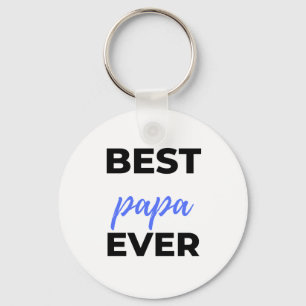 Best Papa Ever bl Schlüsselanhänger