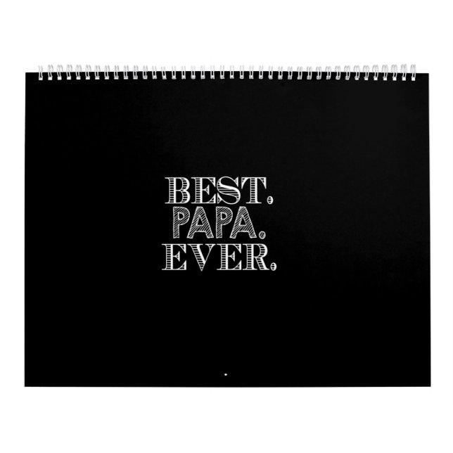 best papa ever kalender (Titelbild)