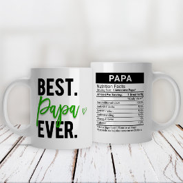 Best Papa je Green + Nutrition Facts, Jumbo-Tasse