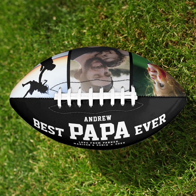 BEST PAPA JE Moderne Coole Farbfoto-Collage Football (Von Creator hochgeladen)