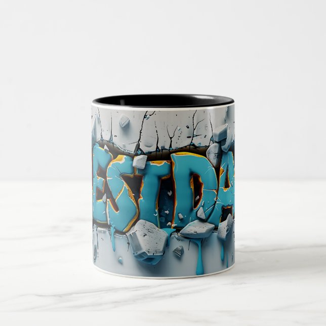 Best Papa Zweifarbige Tasse (Mittel)