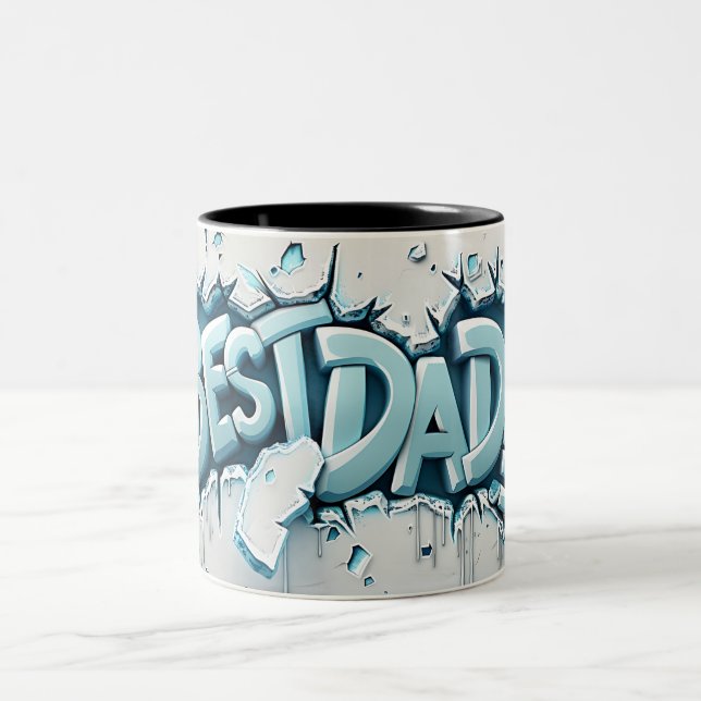 Best Papa Zweifarbige Tasse (Mittel)