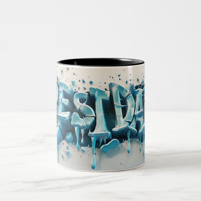 Best Papa Zweifarbige Tasse (Mittel)